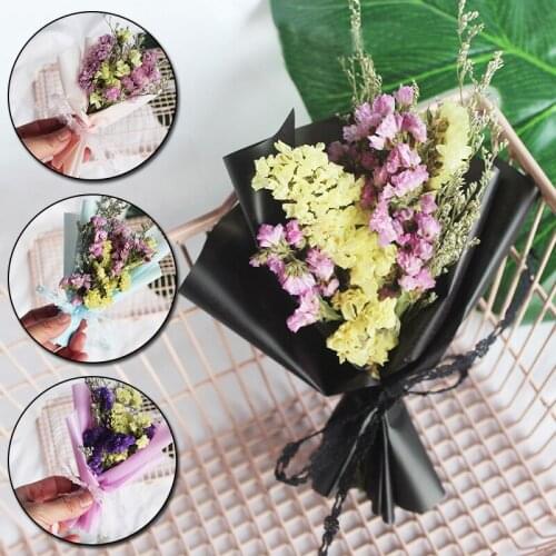 Mini Mixed Bouquet Souvenir Dried Flowers Gift Box Filling Dried Flower Dry Plants For Wedding Party Gift Crafts DIY Accessories