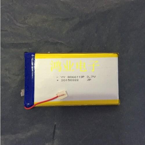 Special explosion 3.7V large capacity polymer lithium battery 8066113 charging 0866113 e-book charging treasure Rechargeable Li