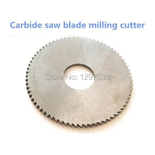 1PCS 100/110/125*0.2-3.5mm thickness 27mm Inner hole 72T Solid carbide Saw blade Milling cutter