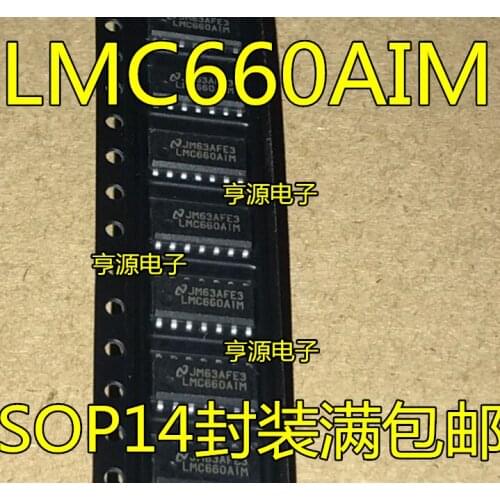 10PCS LMC660 LMC660AIM LMC660CM SOP14