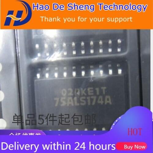 10PCS/LOT SN75ALS174ADWR SN75ALS174AD 75ALS174A SOP-20 Integrated Circuit IC New Original In Stock