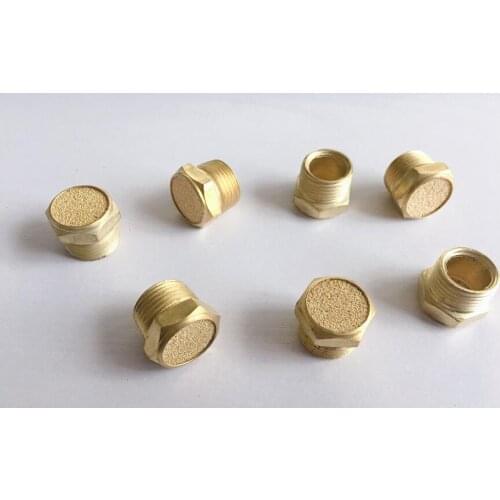 10pcs Pneumatic joint Solenoid valve silencer SLM flat head silencer SLM-M5 SLM-01 SLM-02 SLM-03 SLM-04 SLM-06 SLM-10