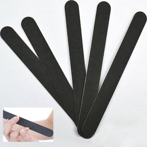 10Pcs Nail File Art Black Sanding File Buffer Salon Manicure Pedicure Buffing Polish Beauty Tool Professional Nail Files Kit