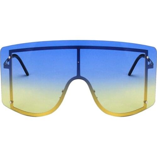 2021 Trends Sunglasses Women Goggles Fashion Luxury Brand Designer Sun Glasses Men Big Frame Eyeglasses Oversized Sunshades