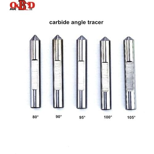 80/90/95/100/105 Degree Raise Carbide Angle Tracer for Handle Vertical Key Cutting Machine Parts Accessories Sets Drill Bits