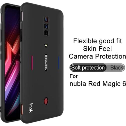 For Nubia Red Magic 6 Case IMAK UC-3 Frosting Flexible Thin and light Soft TPU Back Cover Case for Nubia Red Magic 6 Pro