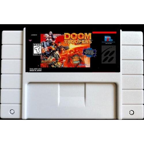 Doom troppers-NTSC version 46 pins Video games card NTSC version for Retro Video games Console