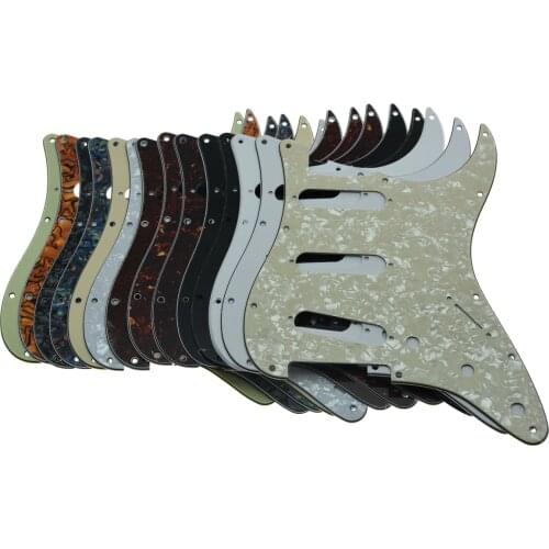 Dopro 11 Hole Vintage 62 Strat ST SSS Single Coil Pickups Guitar Pickguard Scratch Plate with Screws for American Fender 62 ST