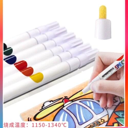 Ceramic paint ceramic underglaze watercolor pen multicolor ceramic painting watercolor watercolor brush