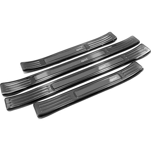 For 2020 2021 Peugeot 2008 Car Door Sill Scuff Plate Welcome Pedal Protector Pedal Step Cover Stainless Car Styling Accessories