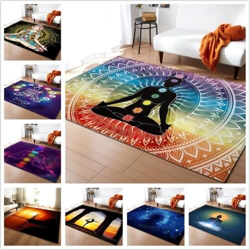 Nordic 3D Printed Carpets for Living Room Area Rugs Parlor Hallway Decor Large Rugs Super Soft Flannel Yoga Bodybuilding Mats