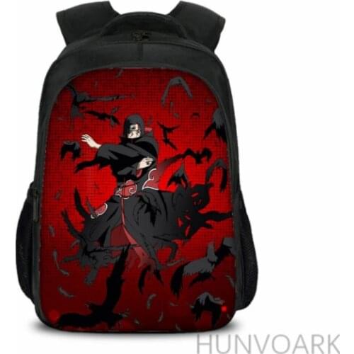 16 Inch Anime Narutoes 3D Children School Bags Orthopedic Backpack Kids School Boys Girls Mochila Infantil Catoon Bags