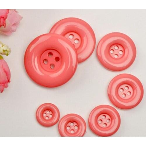 Free shipping 30pcs/lot Quality thickening resin button watermelon red overcoat button womens trench sweater buttons 15mm-33mm