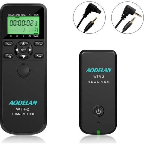 AODELAN Camera Timer Remote Control for Canon EOS R,RP,Rebel SL2,250D,750D,90D,80D,77D,M6 Mark II,5D Mark IV Wireless Shutter
