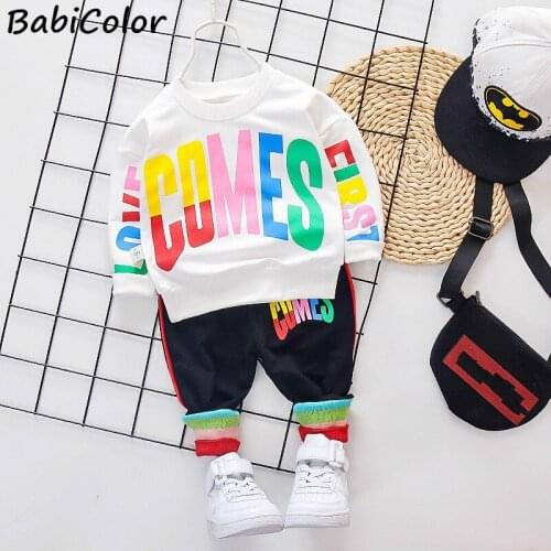 Baby Girls Tracksuit Spring Autumn Jogging Set Cotton Tops+pants 2pcs Kids Boys Outfits For Infant Newborn Clothing Set