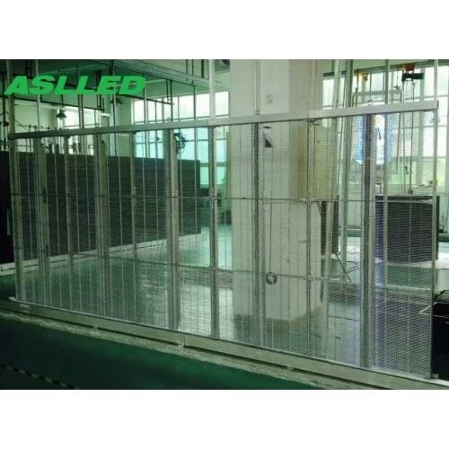 DH Indoor Transparent LED display P3.91 W:1000*H:500mm led display Transparent glass LED display