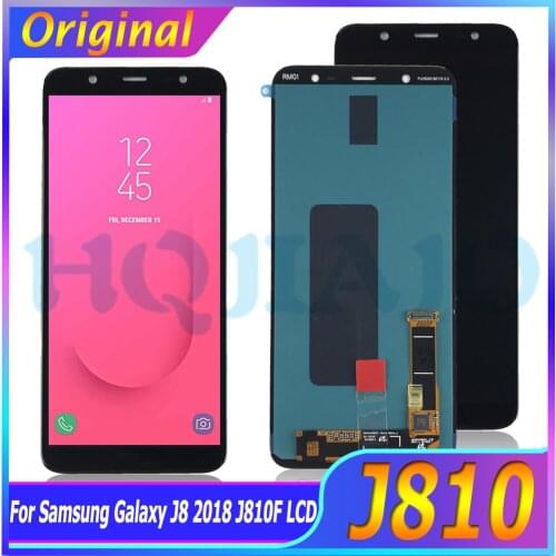 Super AMOLED LCD For Samsung Galaxy J8 2018 J810 J810F J810Y Touch Screen Digitizer LCD Display For Samsung J810 Original