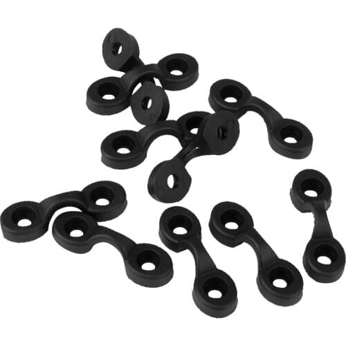 10x Canoe Kayak Deck Pads Eyes Loops Rigging Boat Fishing Hardware Accessory