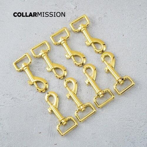 100psc/lot 25mm high quality electroplated yellow gold metal parts for dog collar dog leash accessories PK25HJ