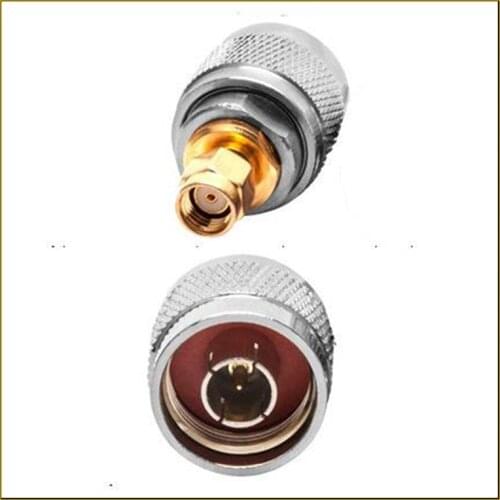 50PCS N Male Plug to RP SMA male (hole ) RF Coaxial Adapter Connector