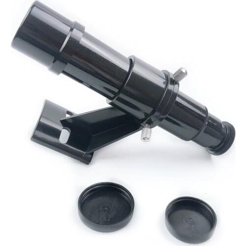 Agnicy 5X24 Single Cylinder Optical Finder Mirror with Bracket Astronomical Telescope Accessories