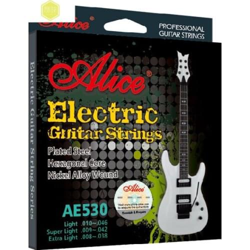Alice AE530 Electirc Guitar Strings 6 Strings Set Auti Rust Bonus Picks