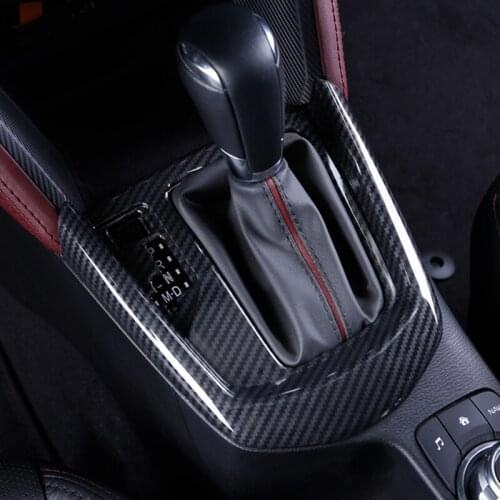 For Mazda CX-3 CX3 2015 2016 2017 2018 Interior Gear Shift Box Panel Cover Trim ABS Decoration Sticker Car-Styling Accessories