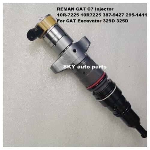REMAN C7 Injector 10R-7225 10R7225 387-9427 295-1411 For CAT Excavator 329D 325D