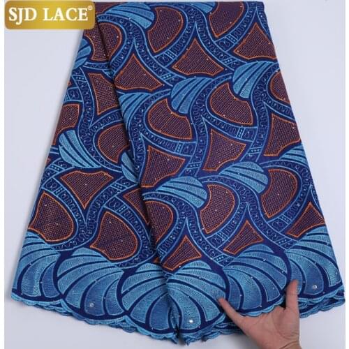 SJD LACE Swiss Voile Lace In Switzerland 2021Embroidery African Dry Lace Fabric For Nigerian Man Cloth Materials Cheap SaleA2207