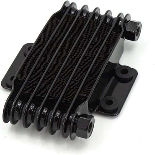 125ml Motorcycle Oil Cooler Engine Oil Cooling Radiator System Kit Aluminum for 100CC-250CC Motorcycle DirtBike ATV Universal