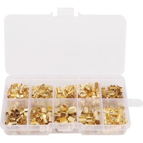 445pcs Shape Copper Buckle Car Electric Wire Cable Connection Terminal Connector Accessory