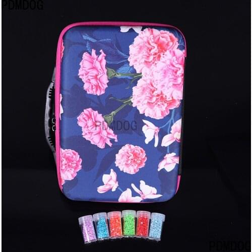 60/120 Bottles Diamond Painting Cross Stitch Accessories Tool Box Container Diamond Storage Full 5D Embroidery Mosaic Material