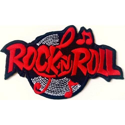 Custom embroidery Patches Music biker band Sew Iron on badge can be customized factory direct no MOQ