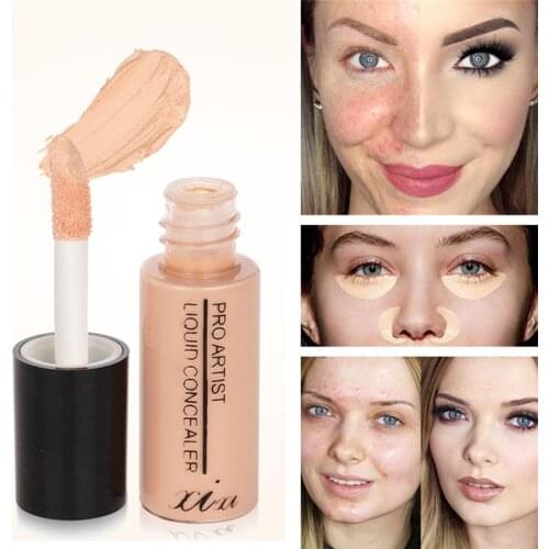 Full Cover Liquid Concealer Makeup Eye Dark Circles Cream Face Corrector Waterproof Make Up Base Foundation Cosmetic