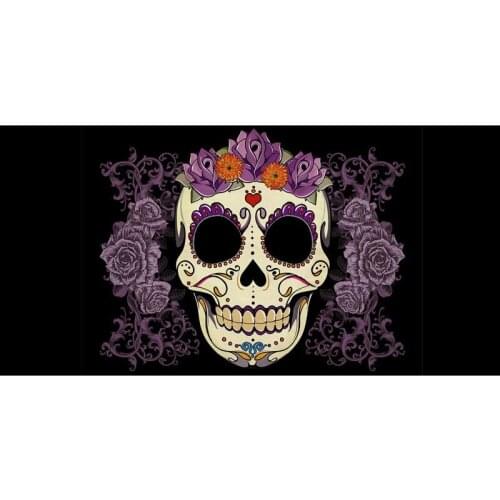 70*140cm Sugar Skull Bamboo Fiber Bath Towel Shower Travel Swim Spa Sports GYM Beach Towels For Kids Adults Drap De Plage