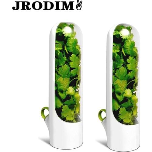 Premium Herb Saver Home Kitchen Gadgets Herb Storage Container Herb Keeper Keeps Greens Fresh Cup Organization Specialty Tools