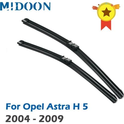 MIDOON Wiper Front Wiper Blades For Opel Astra H 5 door Hatchback 2004-2009 2008 2007 2006 Windshield Windscreen Window 22"18"