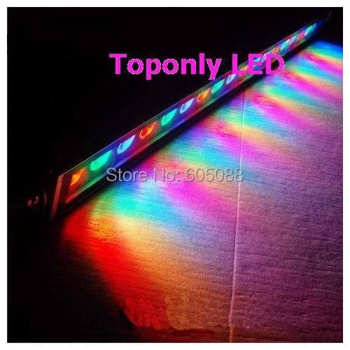 1000mm 45watt IP65 waterproof led wall washer with 36pcs 1w Cree XPE LED DC24v led projection lighting R/G/B/W/Y/RGB floodlights