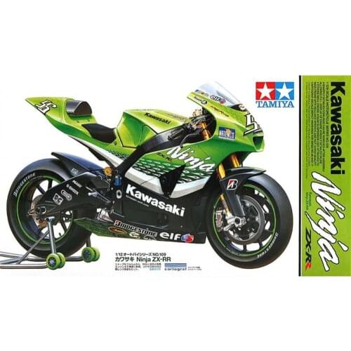 Tamiya 14109 Model Building Kits 1:12 Scale Kawasaki Ninja ZX-RR Motorcycle Assembly Toys For Kids Children & Adults