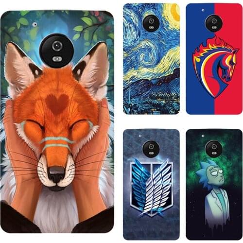 TPU Case for Moto E4 Euro E5 G3 G4 G5 G5S G6 Plus Power Euro Soft Silicone painted cases for E5 G3 G4 G5 G5S G6 Play Back Cover