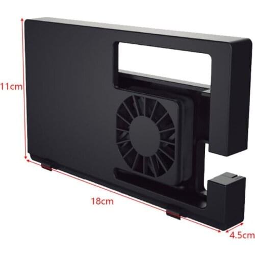 External Cooling Fan Turbo Cooler for NS Switch Docking Station Game Console Kit