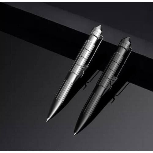Self Defense Woman Tactical Pen Aluminum Alloy Ball Pen Window Breaker Broken Glass Protection Weapons Survival Accessories