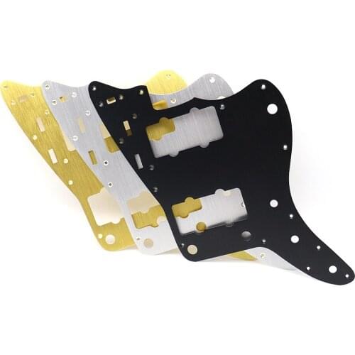 1pcs Guitar pickguard metal aluminum alloy JM Electric Guitar guard front guard plate for FD Jazzmaster Electric Guitar
