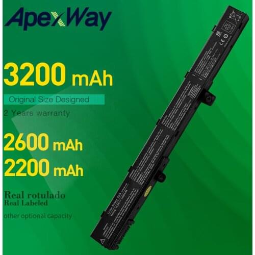 ApexWay 14.4v laptop battery X451 X551 for Pour ASUS X451C X451CA X551C X551CA 0B110-00250100 A41N1308 A31N1319