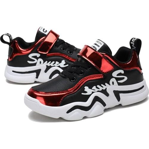 2019 autumn New Style Boys Basketball Shoes Mesh Breathable Kids Outdoor Sneakers Childrens Sport Shoes Child Trainers