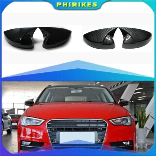 For audi Rear View Side Car Mirror Cover for Audi A3 S3 8V RS3 2013 2014 2015 2016 2018 2017 2019 car RearView Mirror Case Cover