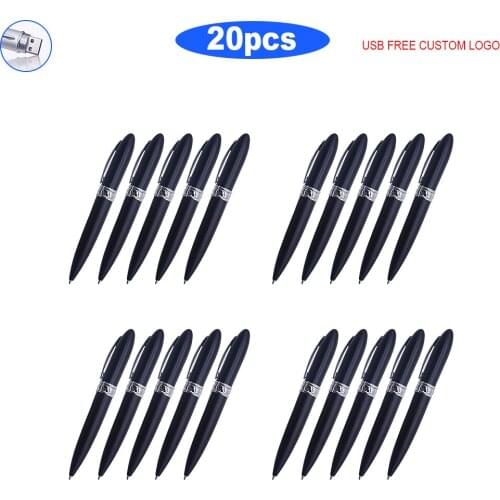 Hot 20pcs free logo USB Flash Drive 128GB 64GB Metal Steel Pen Drive 32gb memory memori cel usb stick High Speed Pendrive u disk