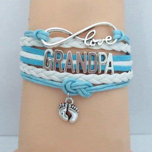 Love grandpa bracelets charm grandpa bangles i love grandpa gift