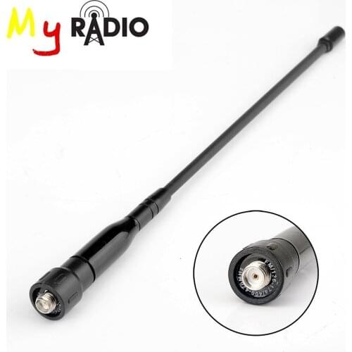 MR-778 SMA-Female High Gain Antenna Retractable Tensile Aerial Dual Band for Baofeng Kenwood HYT handheld Two Way Radio Antenna