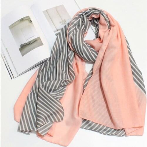 2021 Newest Women Geometry Printed Pattern Cotton Scarf Shawls Wraps Hijabs